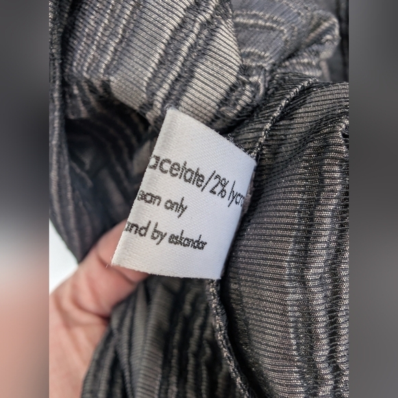 Vintage Eskandar Neiman Marcus Silk Blend Crinkle Cropped Duster Size 0 - Picture 8 of 13